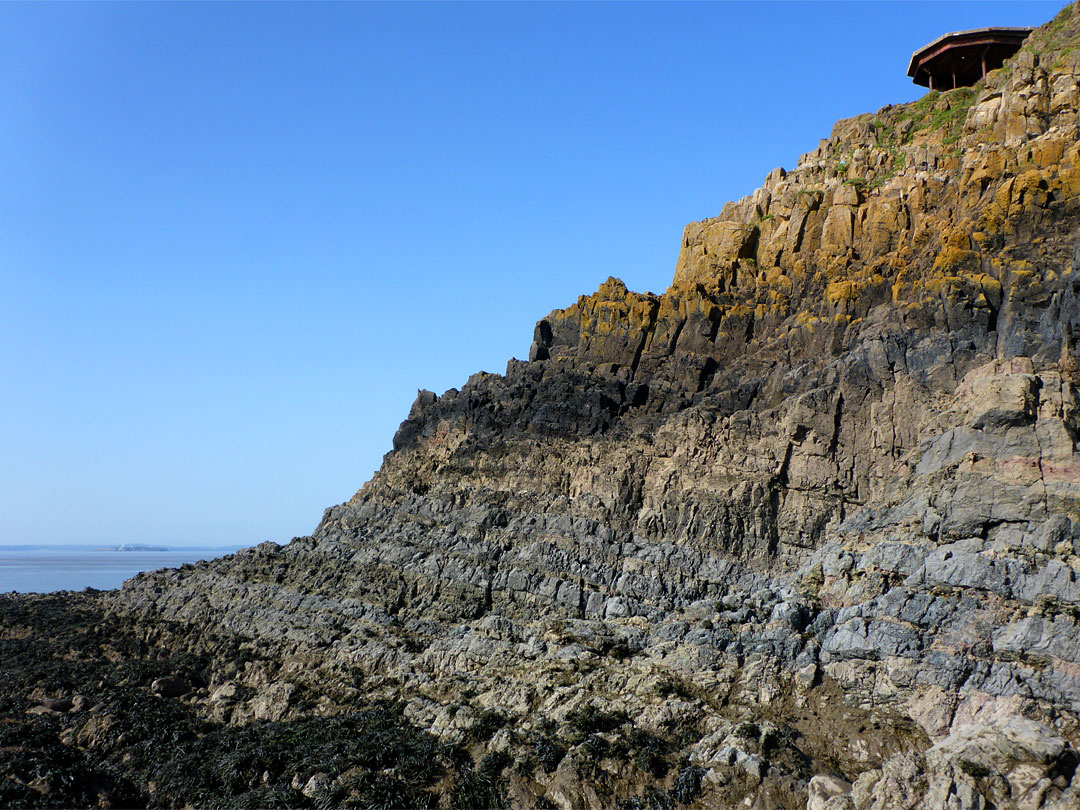 Jagged cliffs