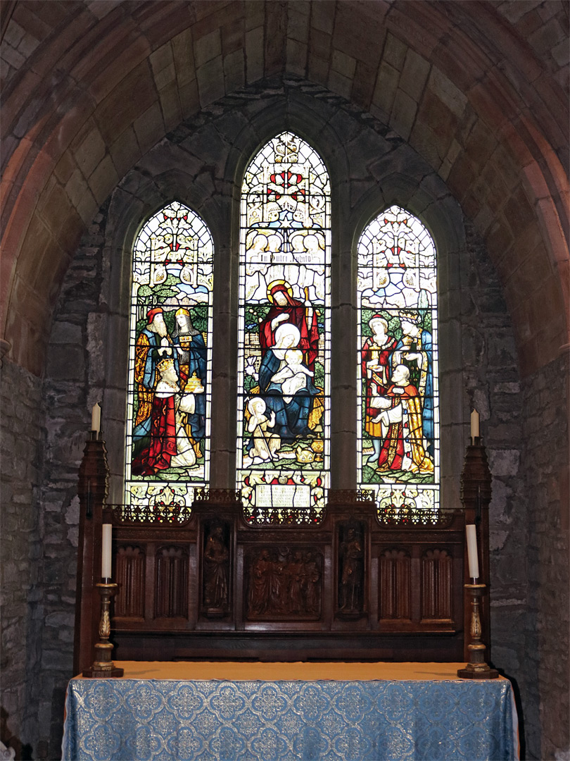 Window in St Lawrence chapel