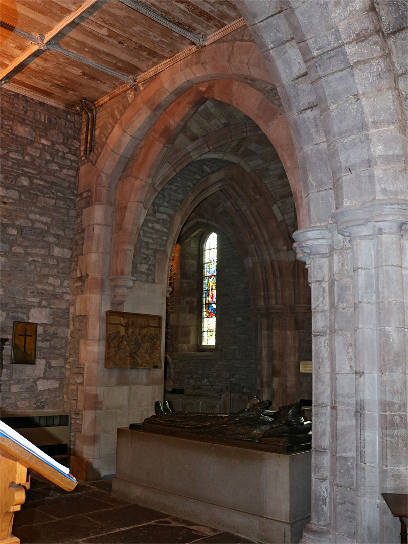 Entrance to St Lawrence chapel