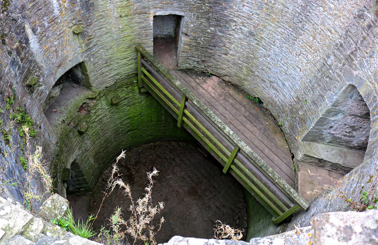 Interior of the keep