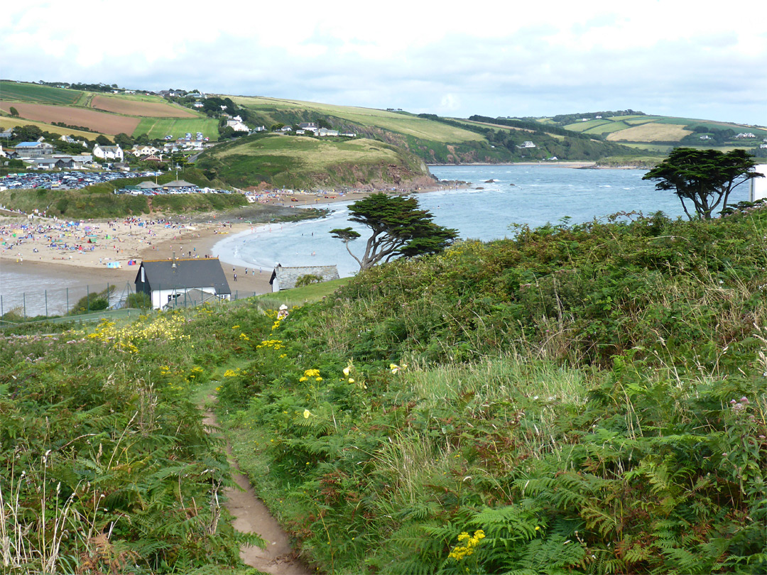 Path across the island