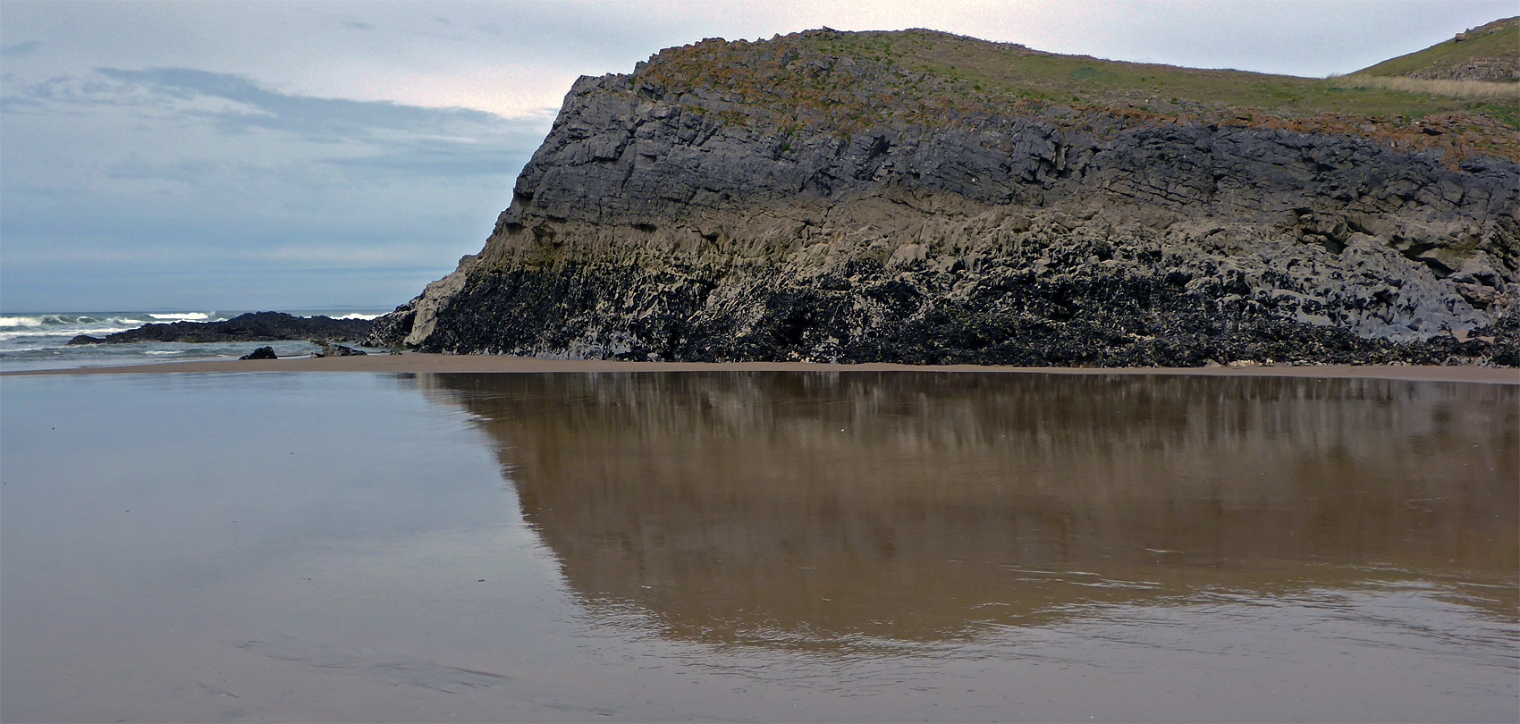 Water below Burry Holms