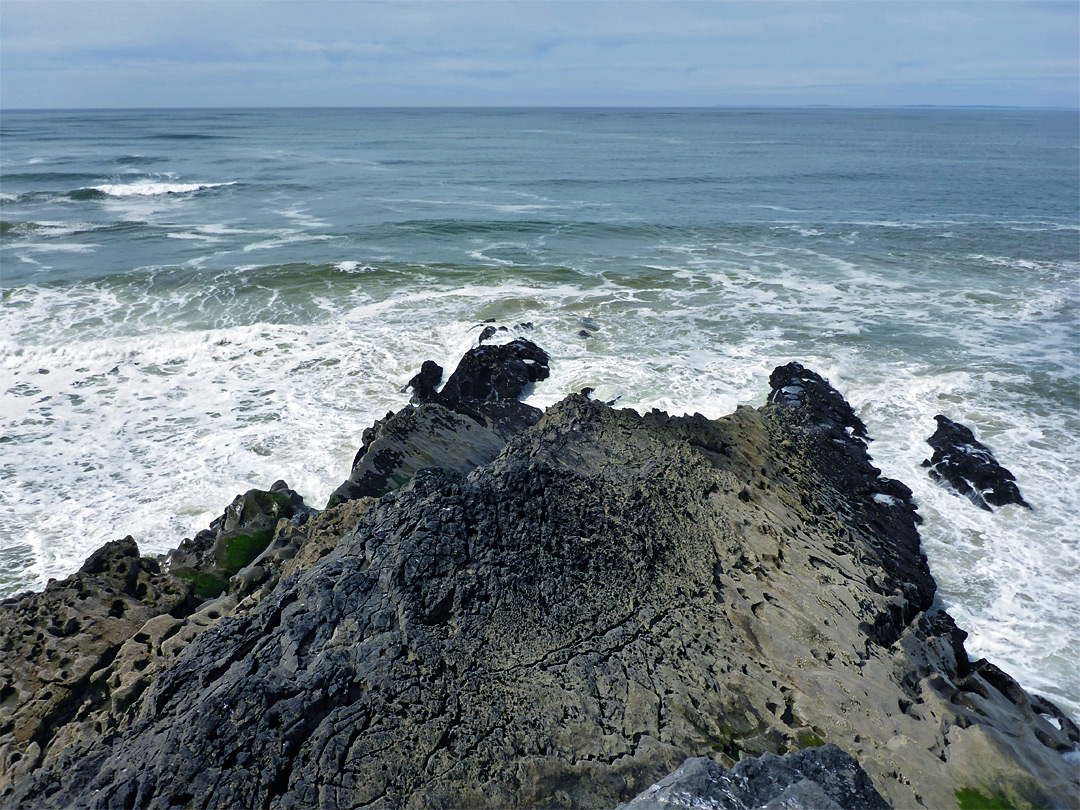 Jagged rocks