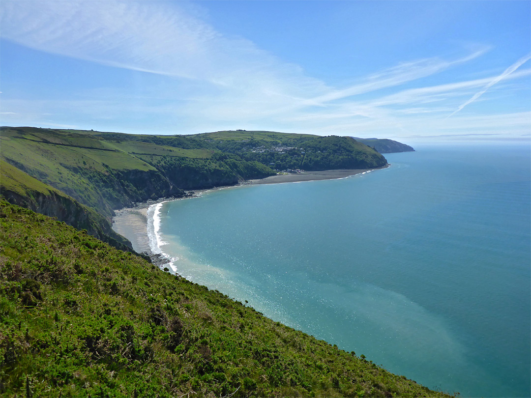 The view west