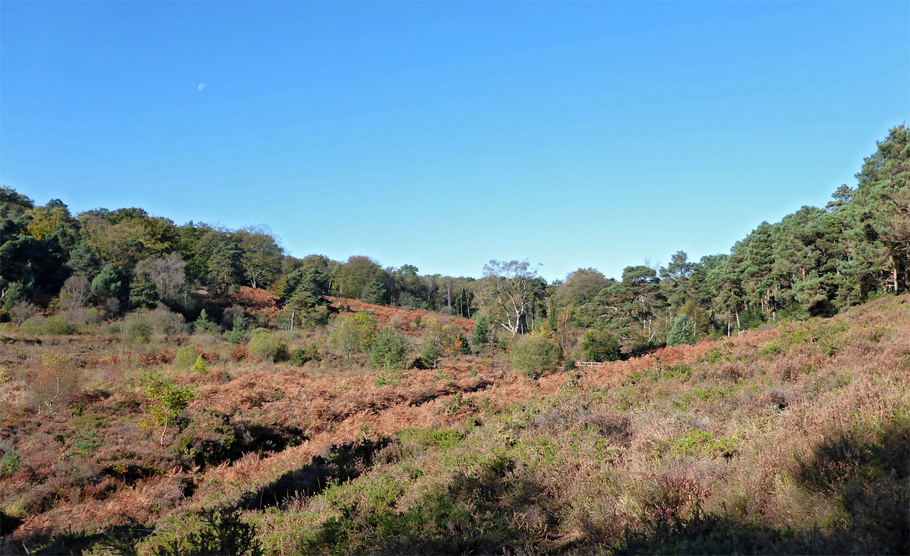 Shallow valley