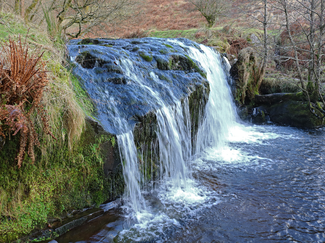 Waterfall and pool