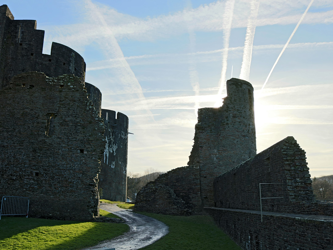 West side of the castle