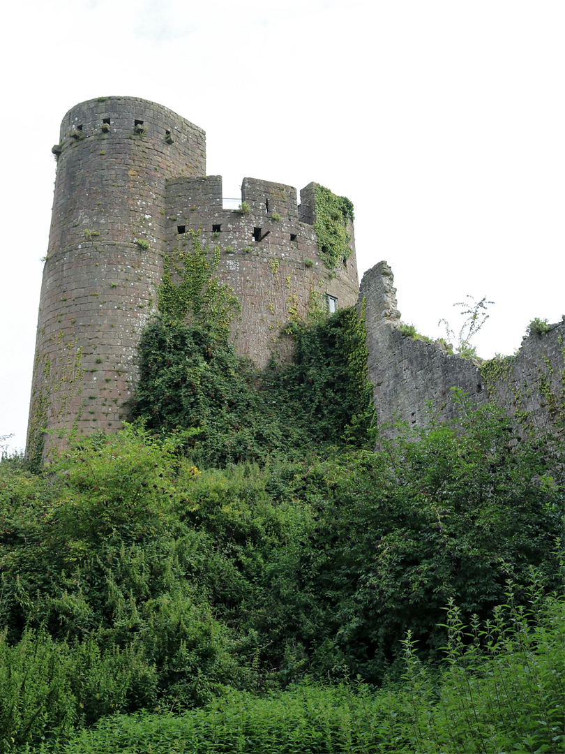 The keep and the northwest tower