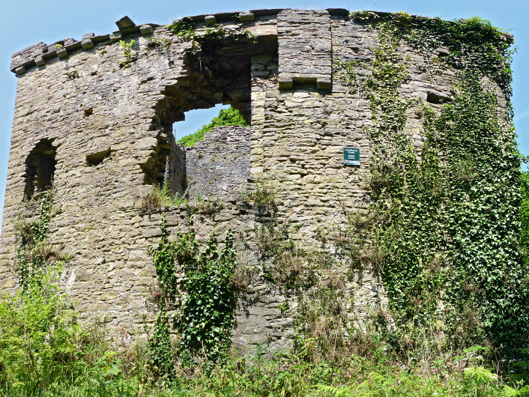 South side of the tower