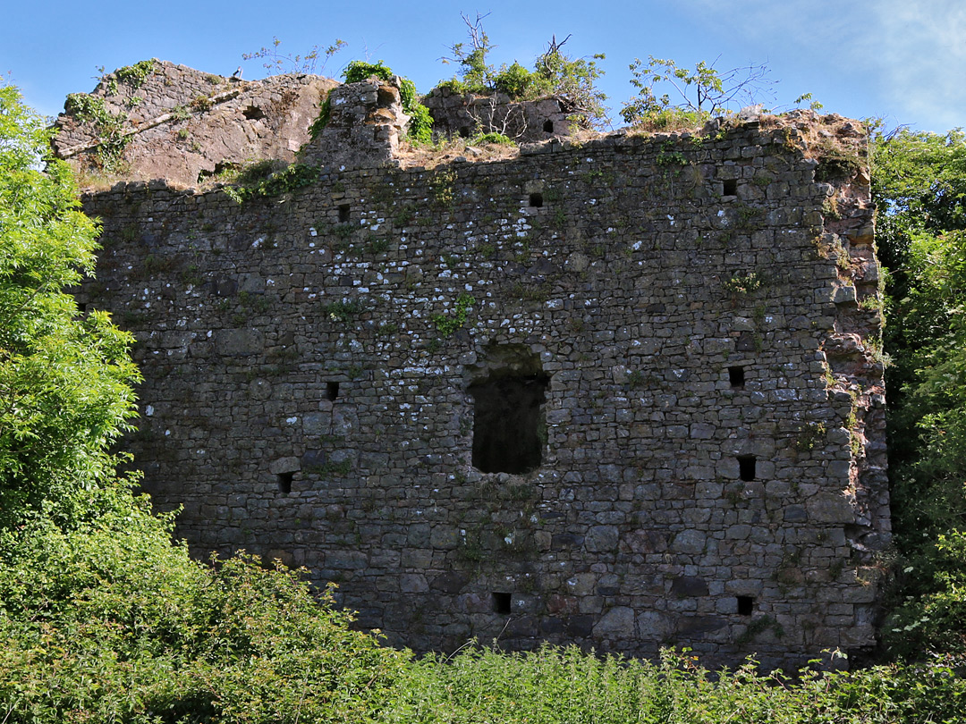 Wall and doorway