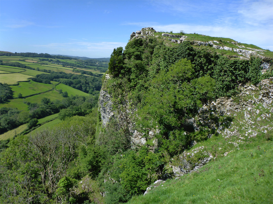 Limestone cliff