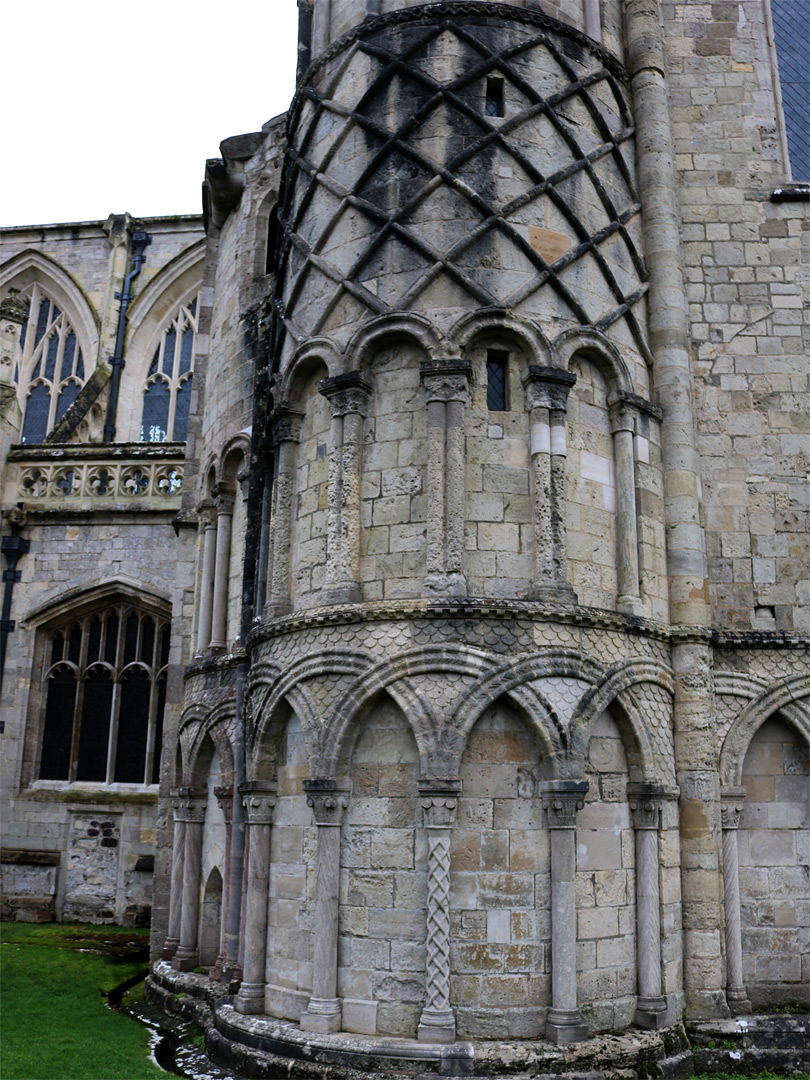 North transept turret