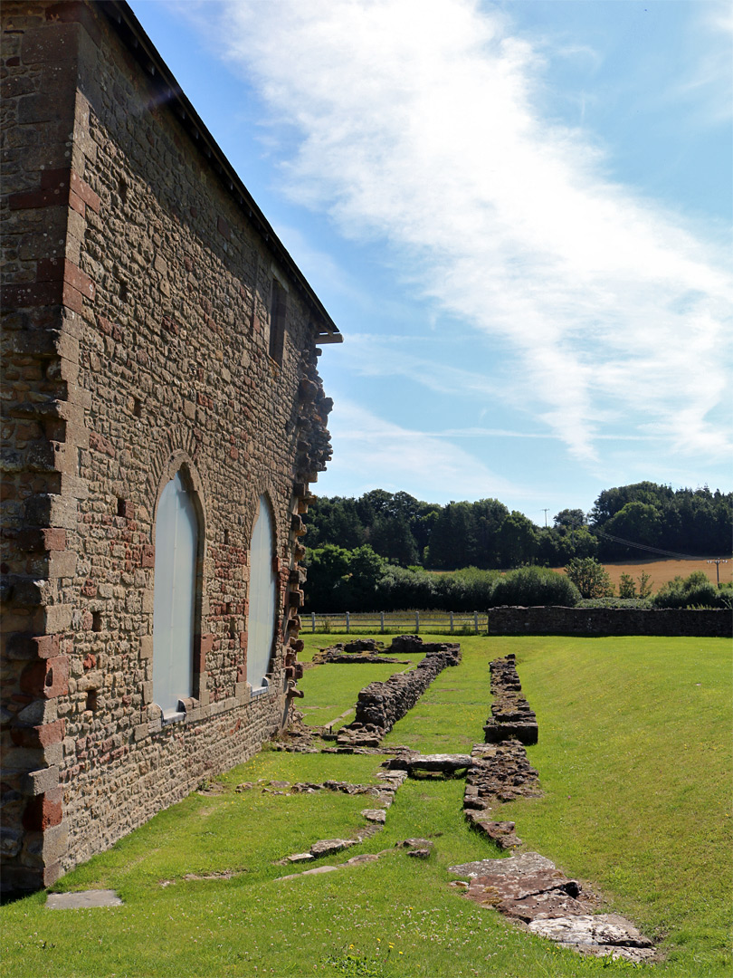 Wall and ruins