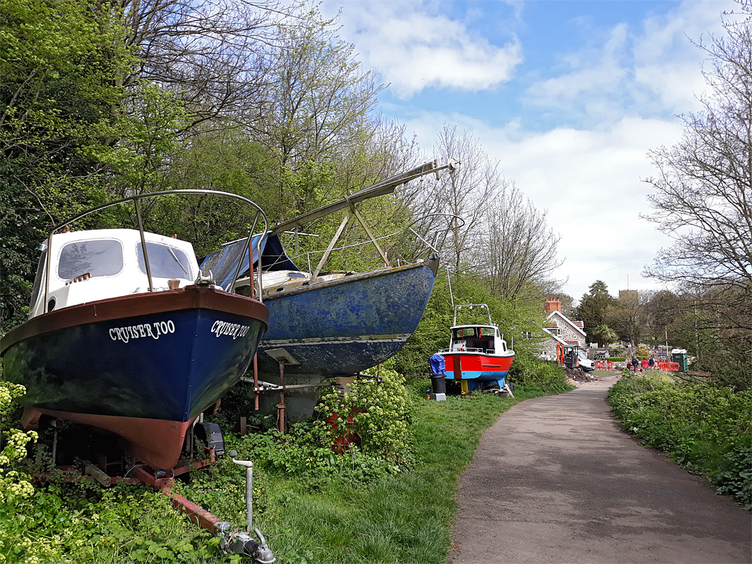 Three boats