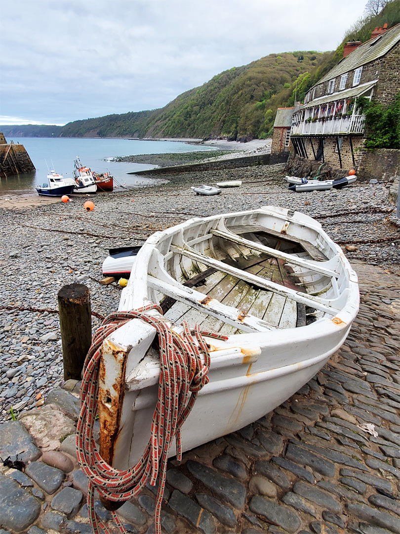 White boat