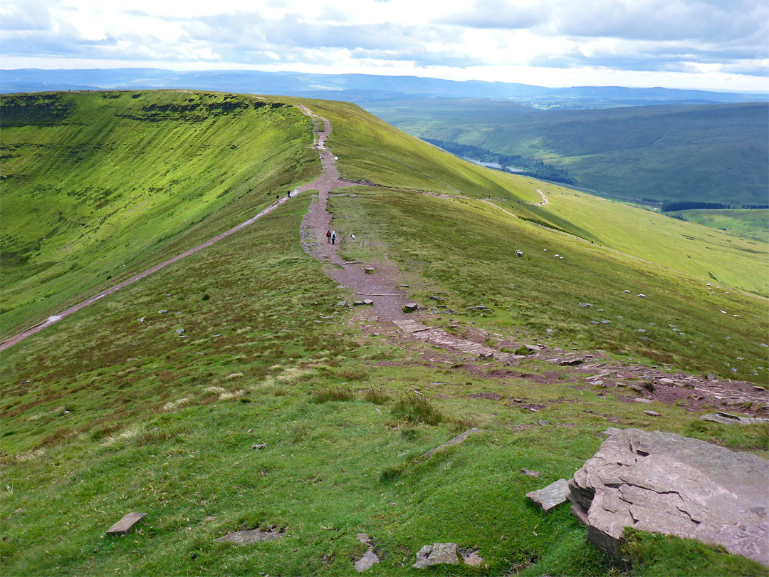 Ridge south of Corn Du