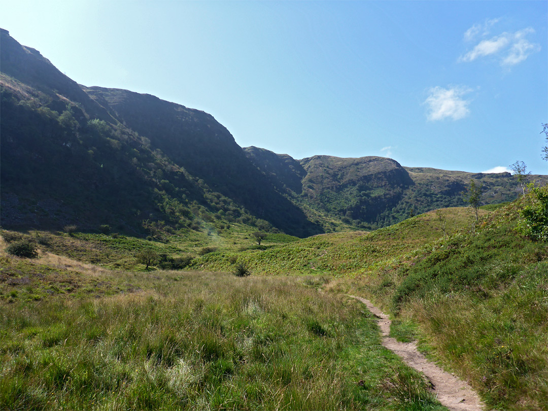 Path below the cliffs