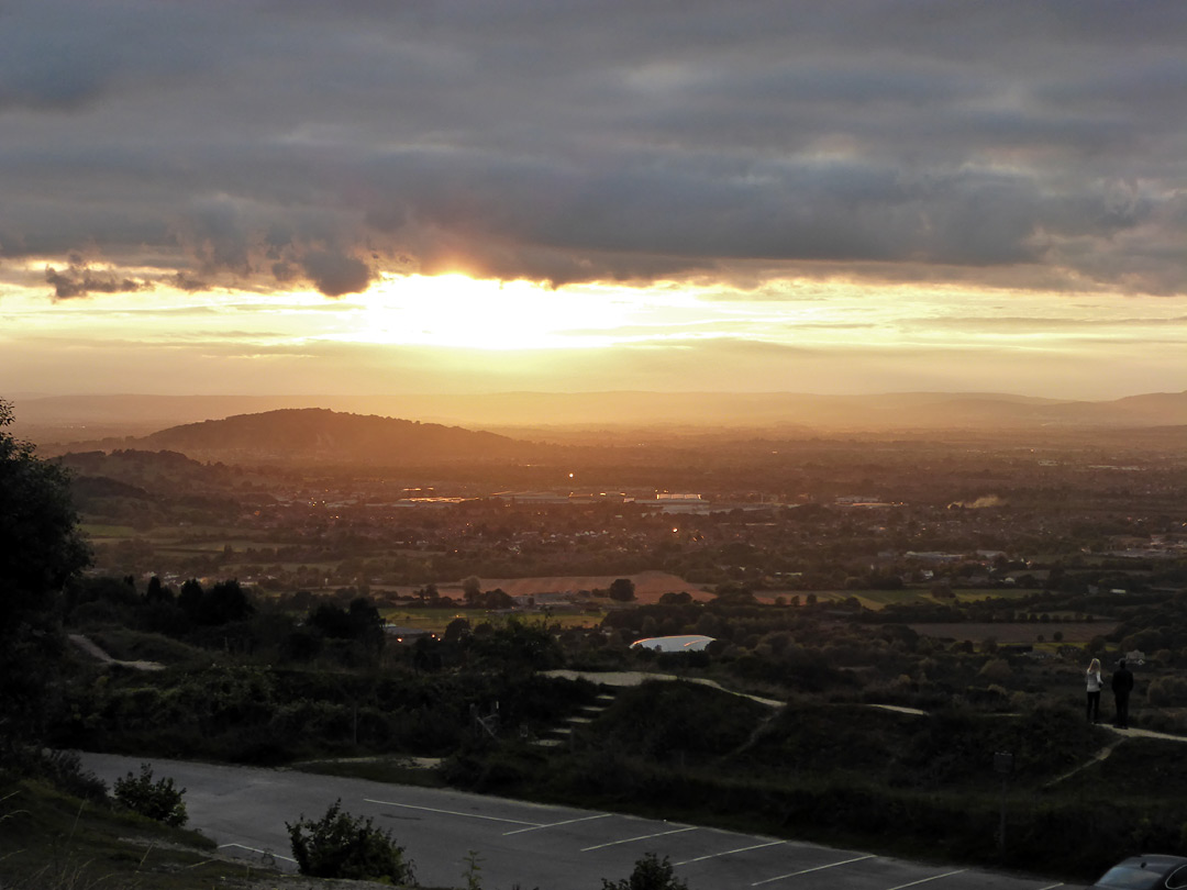 Cloudy sunset