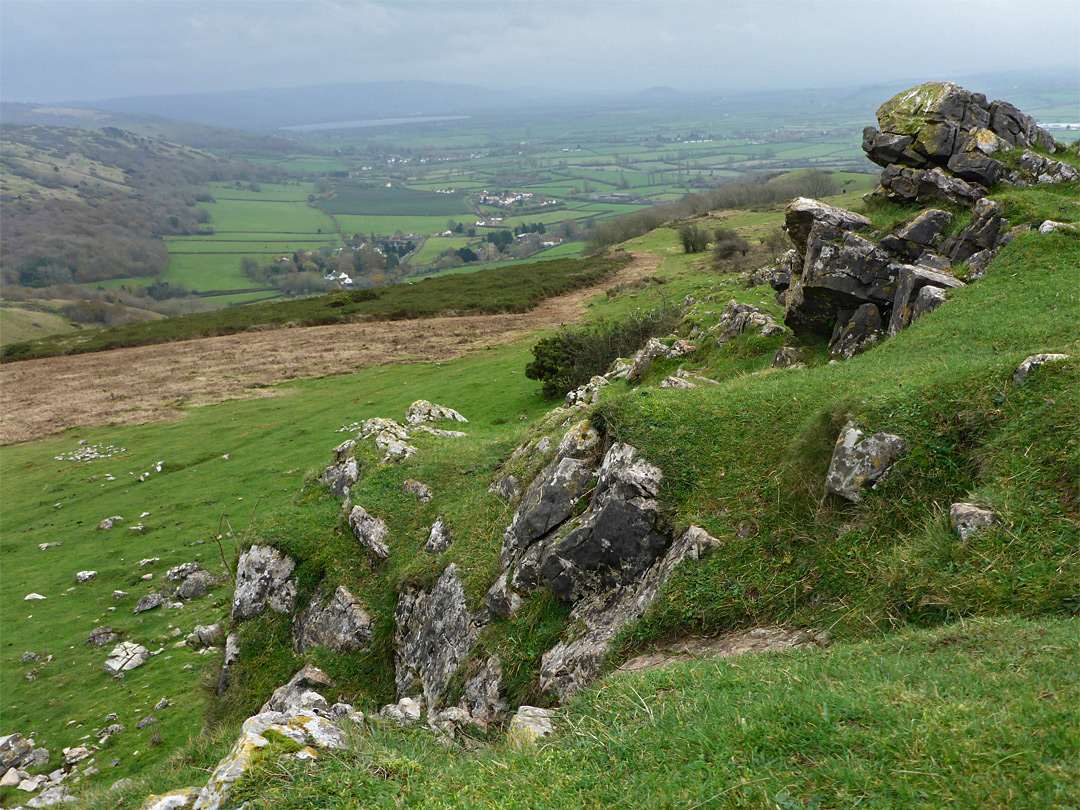 Rocks at the summit