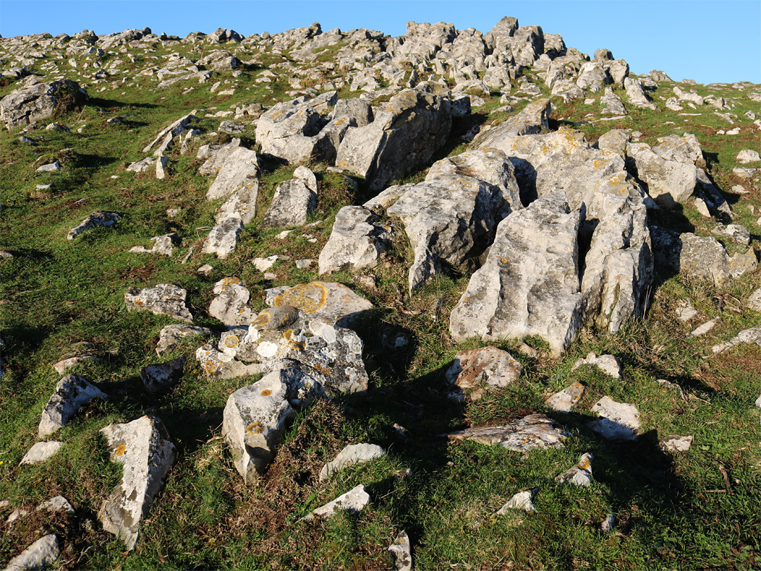 Eroded limestone