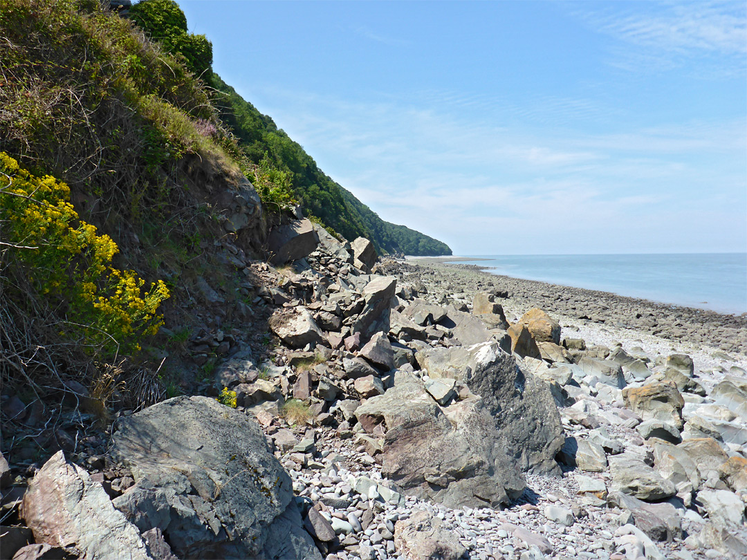 Fallen rocks