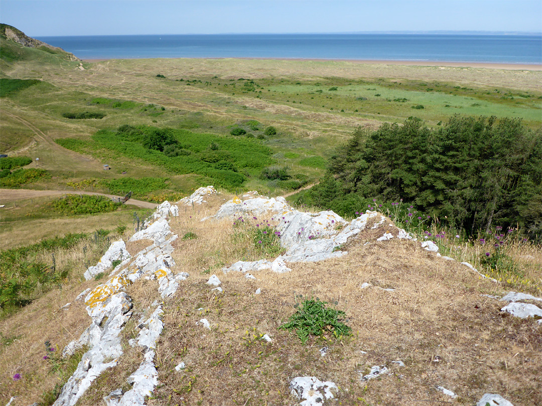 Above the dunes