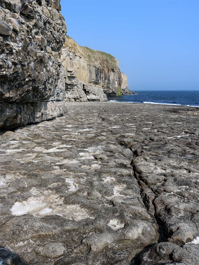 Limestone terrace