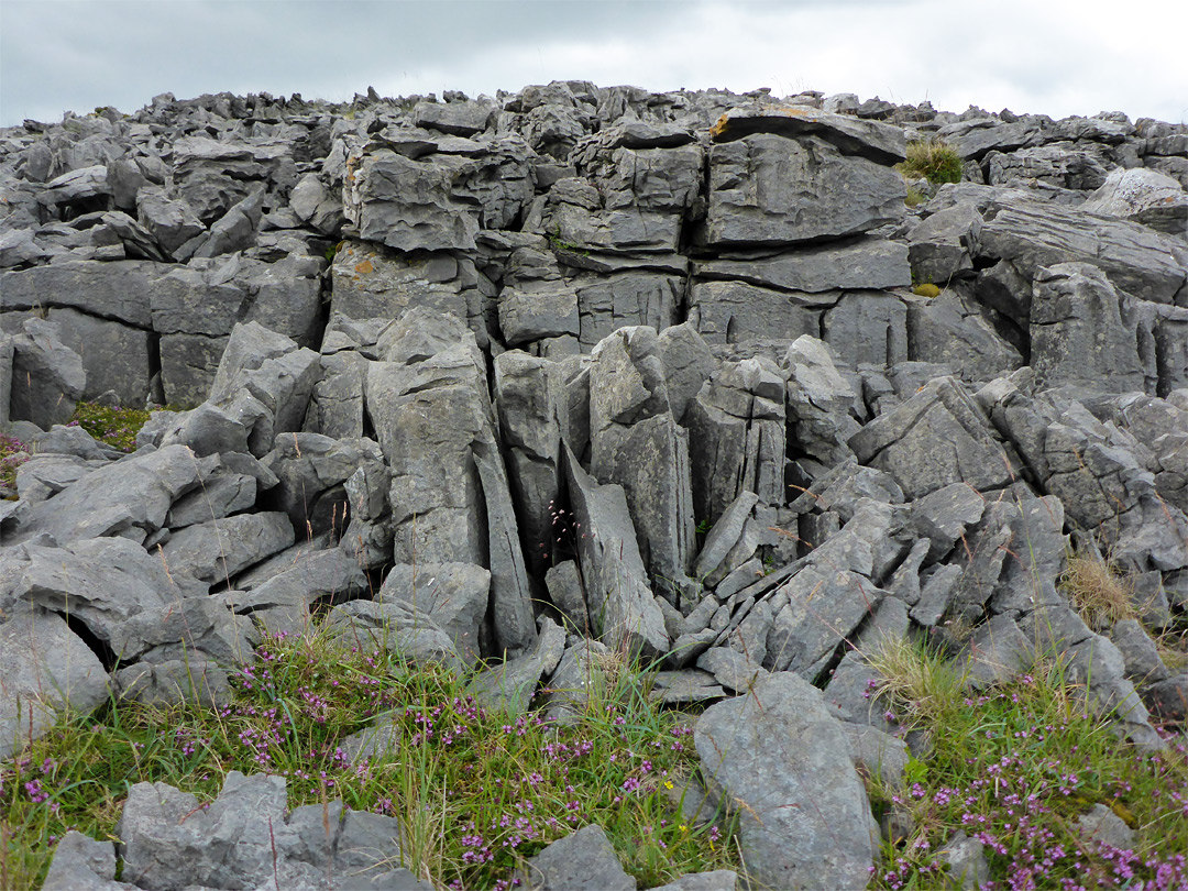 Fractured limestone