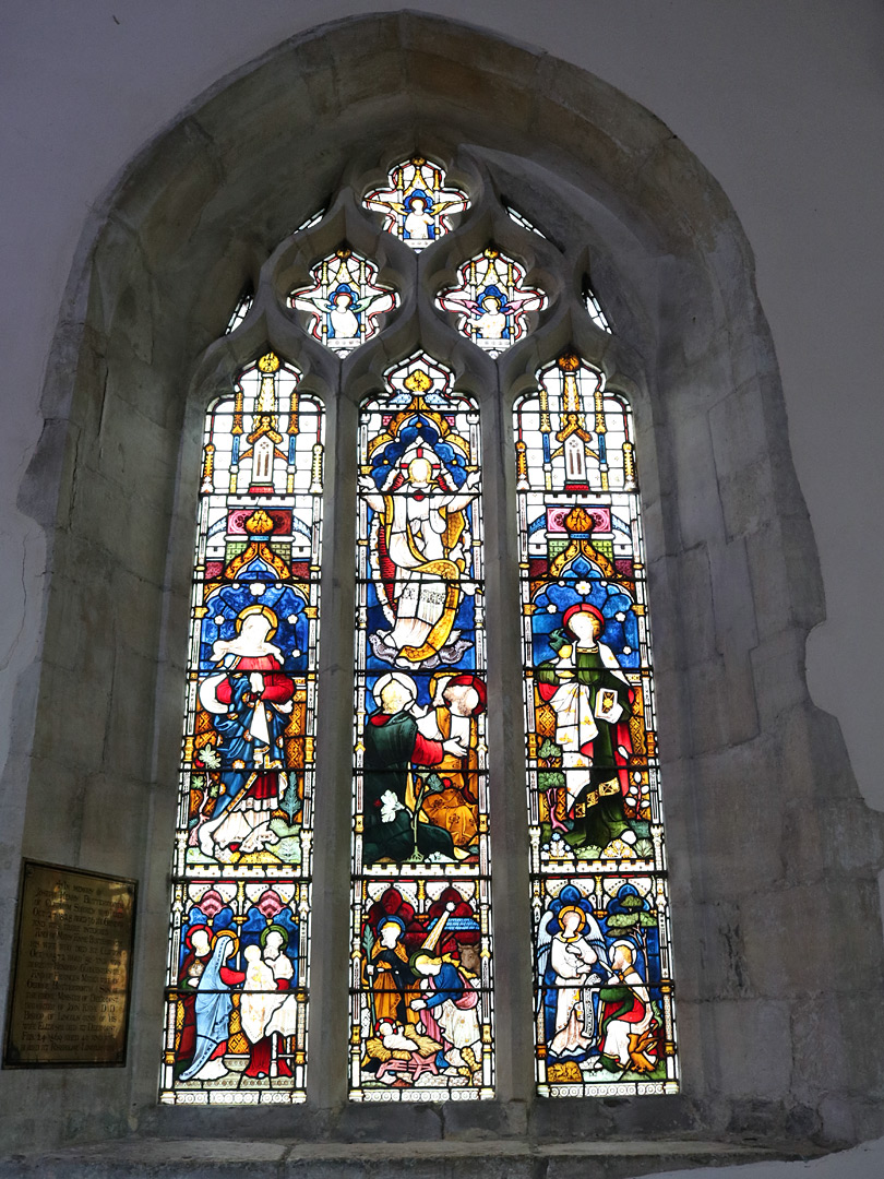 Stained glass window