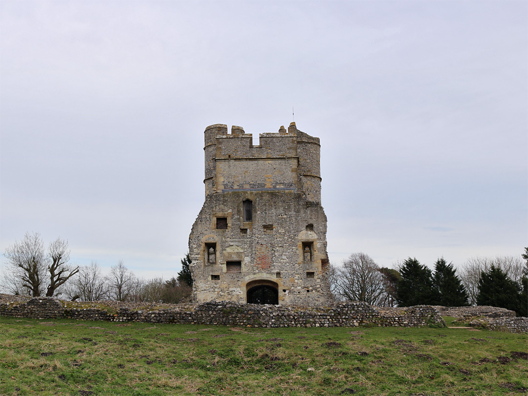 West side of the gatehouse