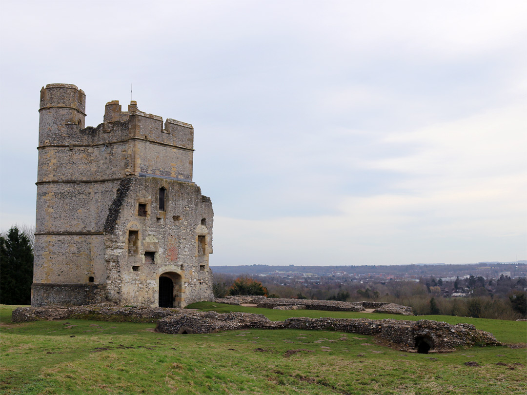 North side of the castle