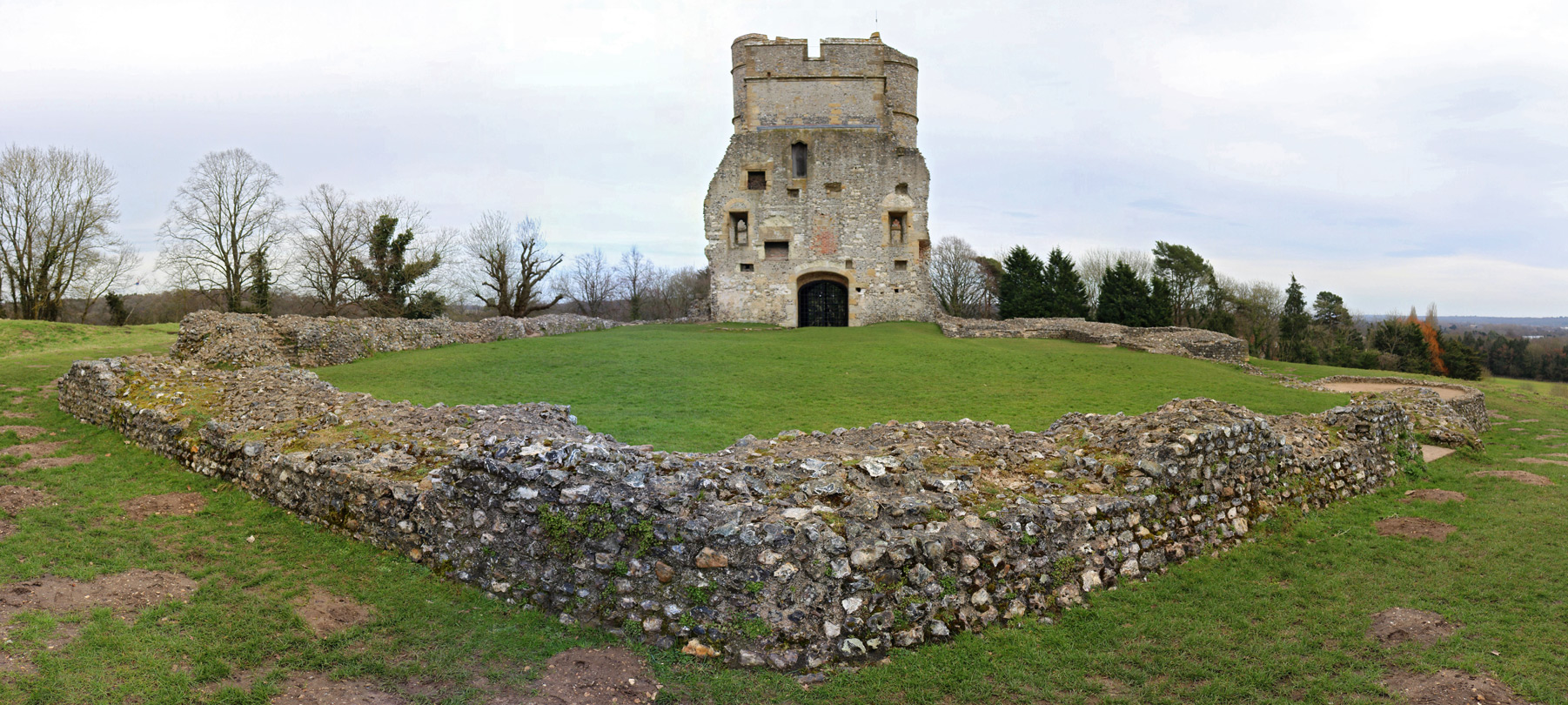 The castle, from the west