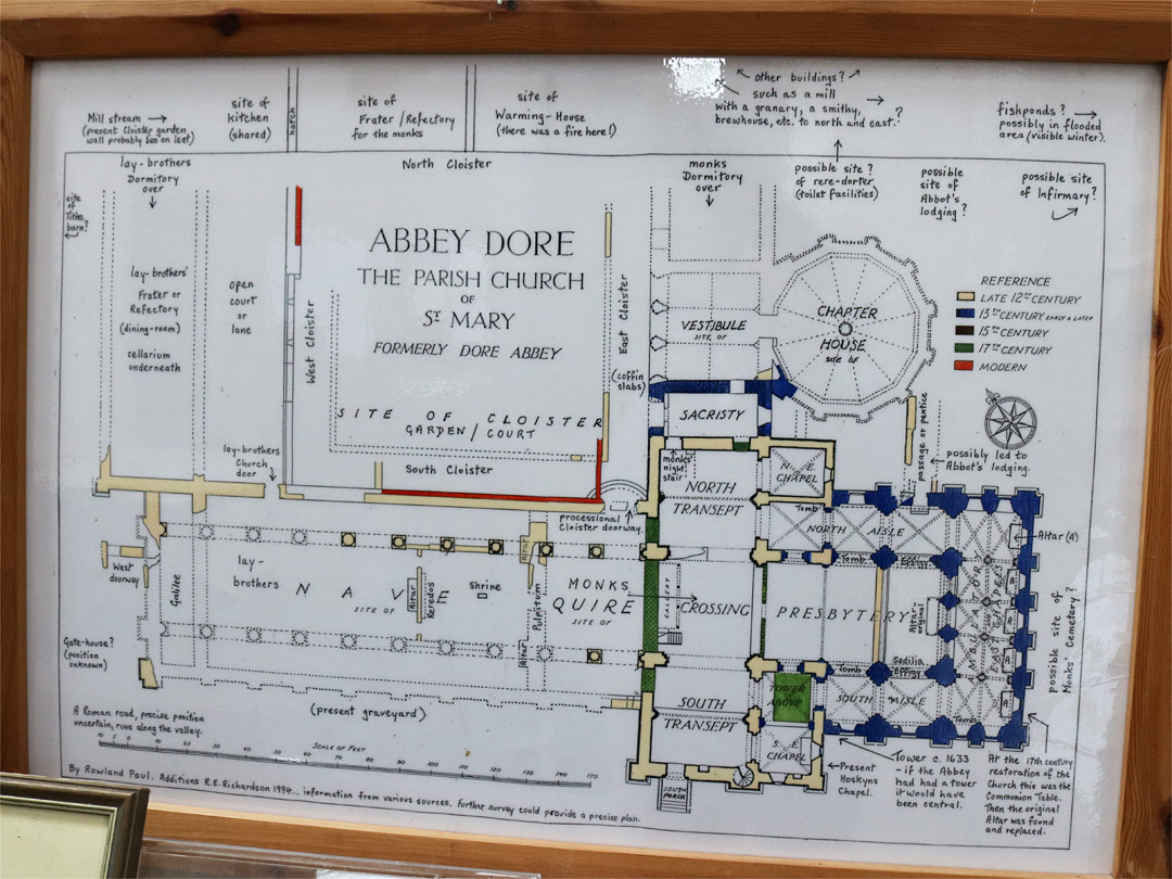 Plan of the abbey