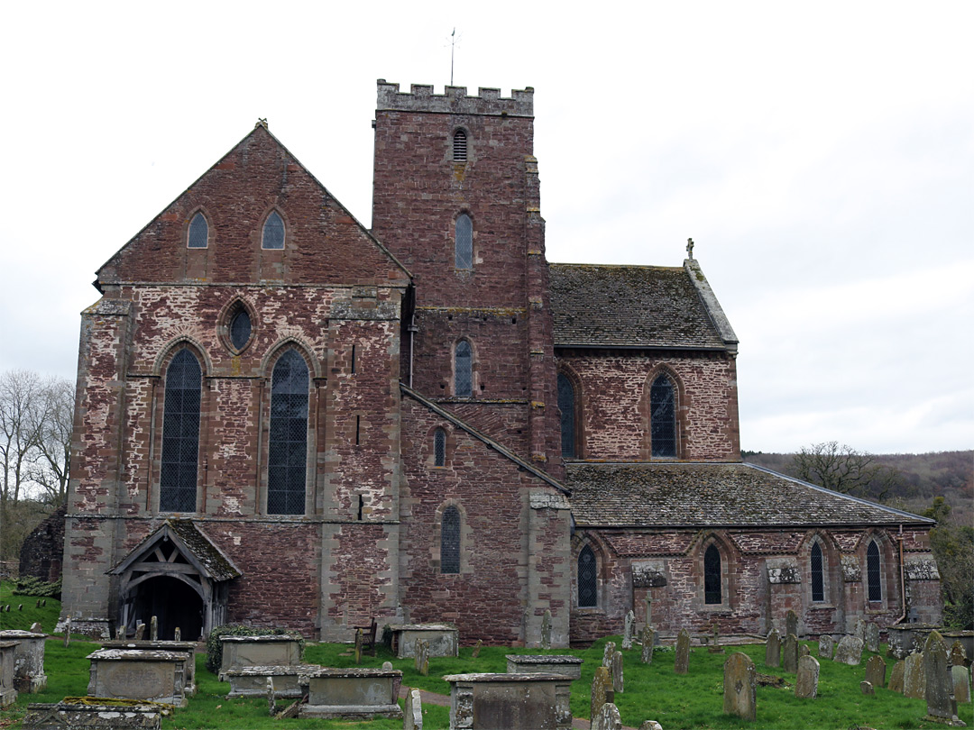 South side of the church