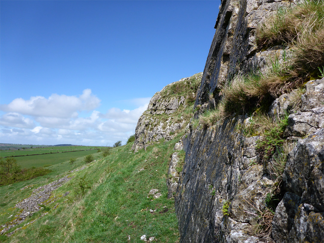 Limestone cliff