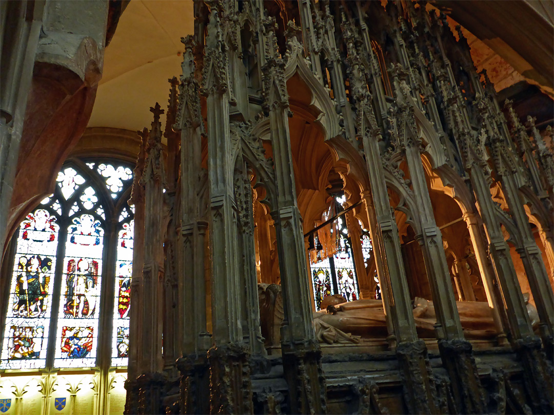 Rear of the Edward II tomb