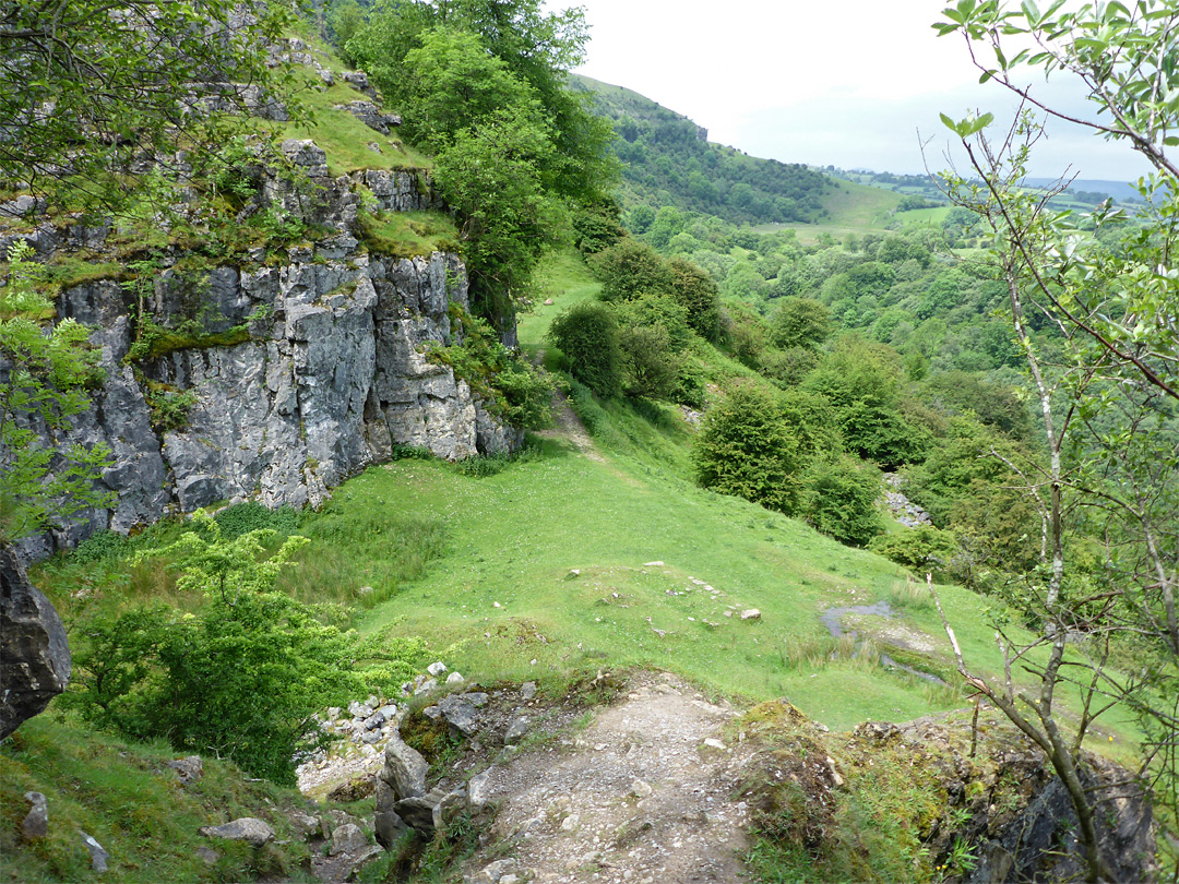 Path below the cliffs