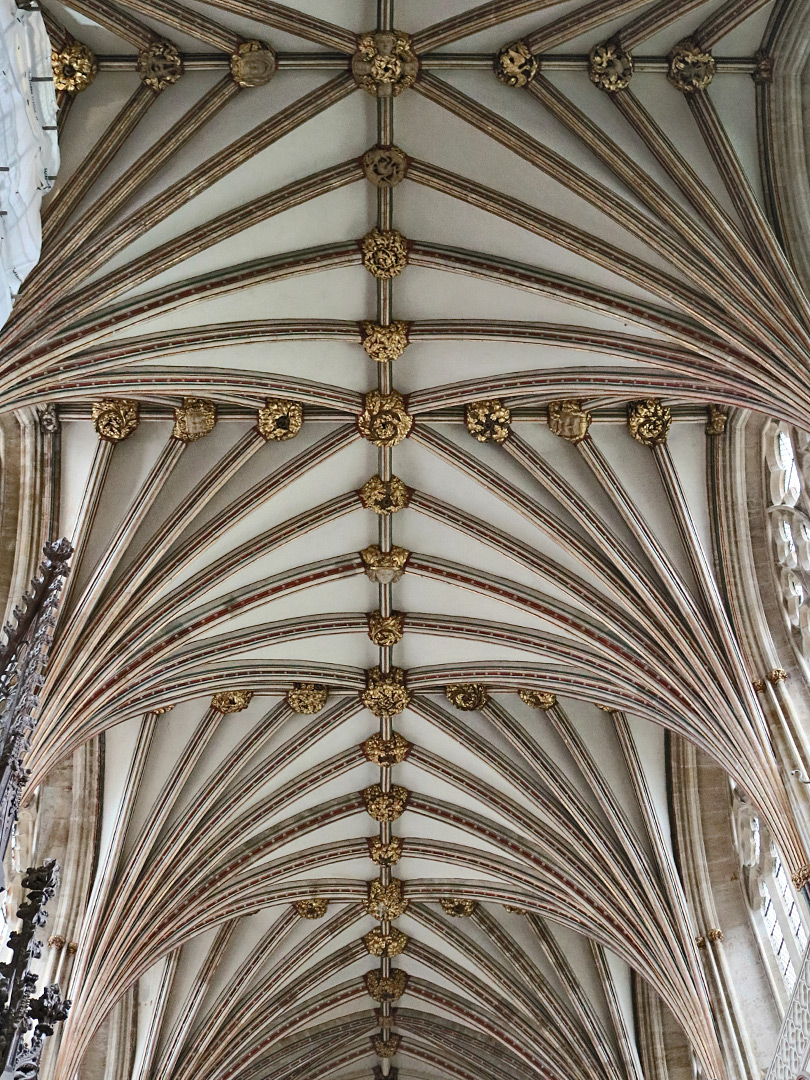 Ceiling of the choir