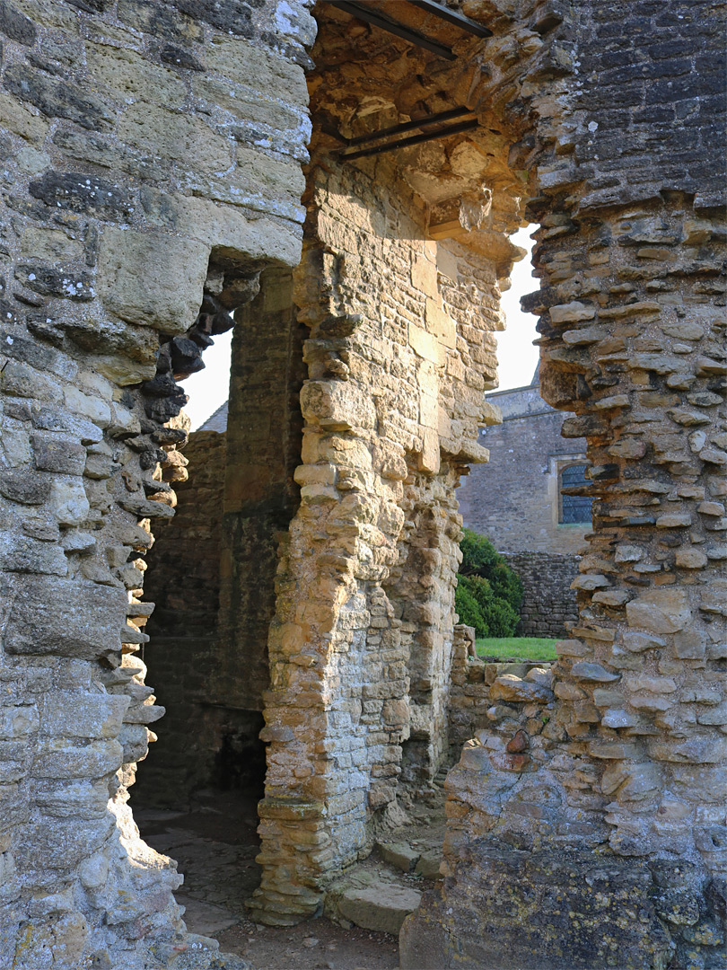 Entrance to the southeast tower