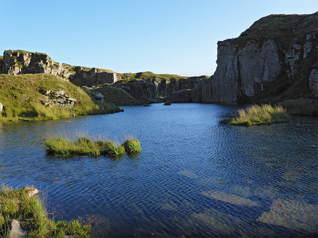 Cliff-lined pool