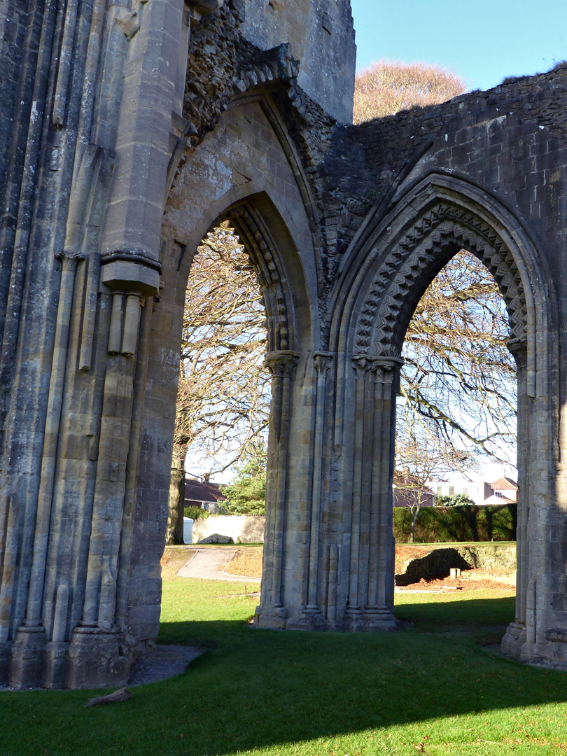 North transept arches