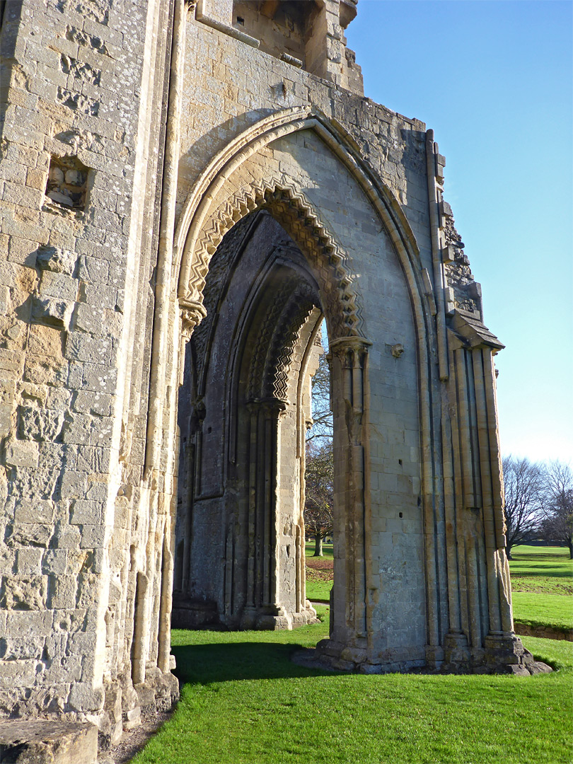South transept arches