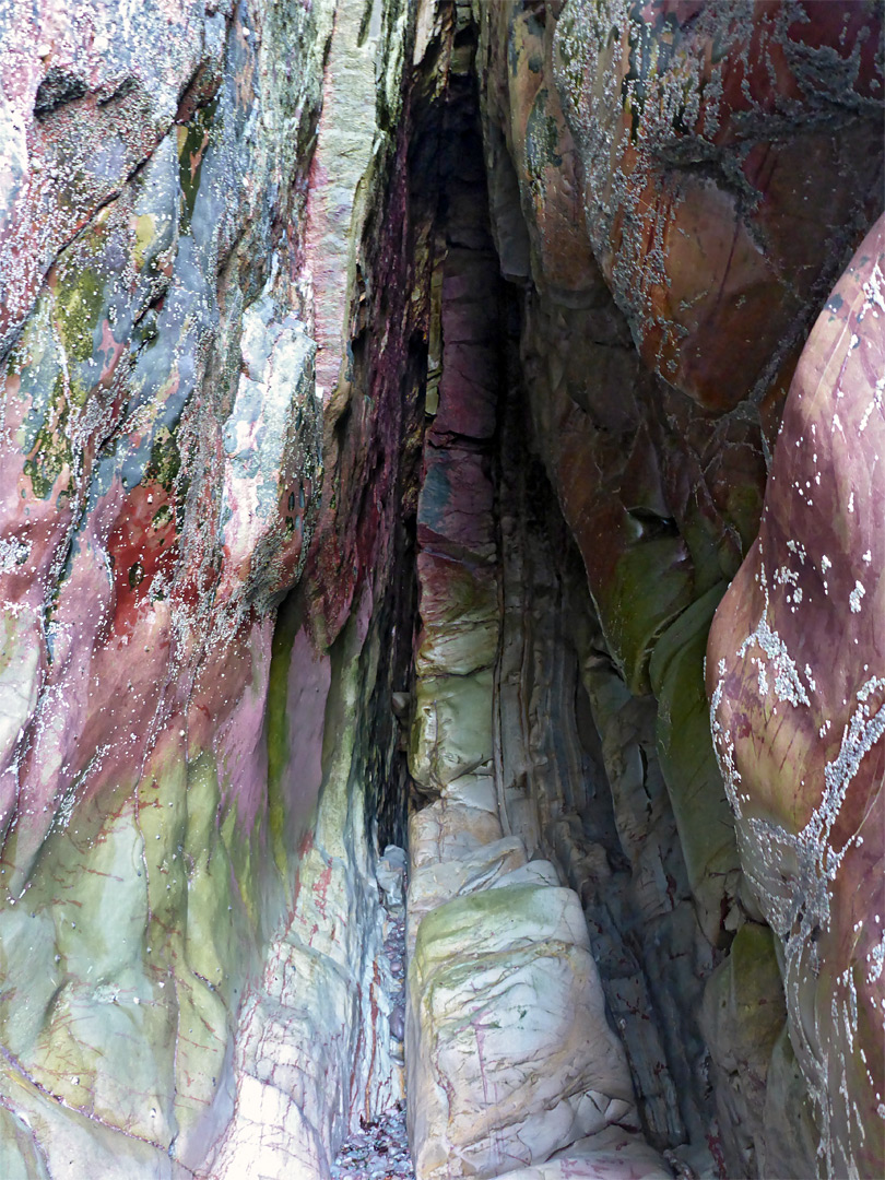 Colourful cave
