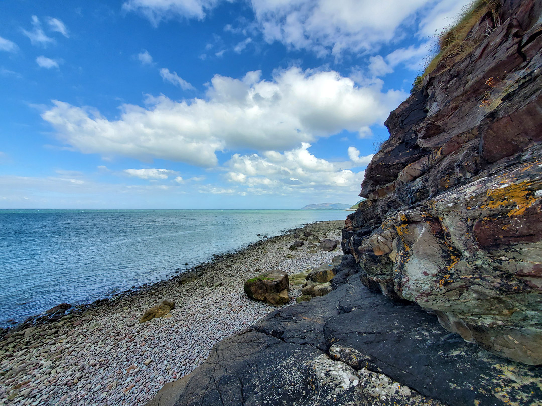 Lichen on cliffs