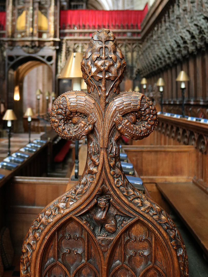 Bench carving