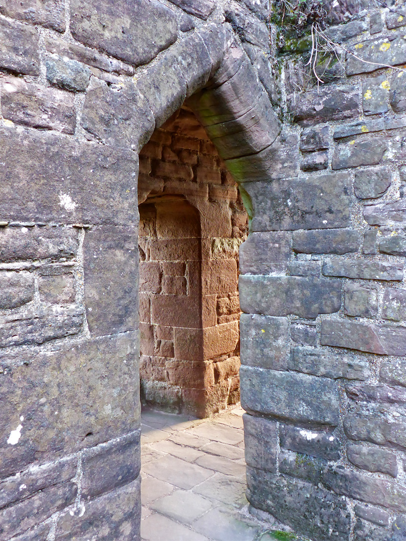 Doorways in the gatehouse