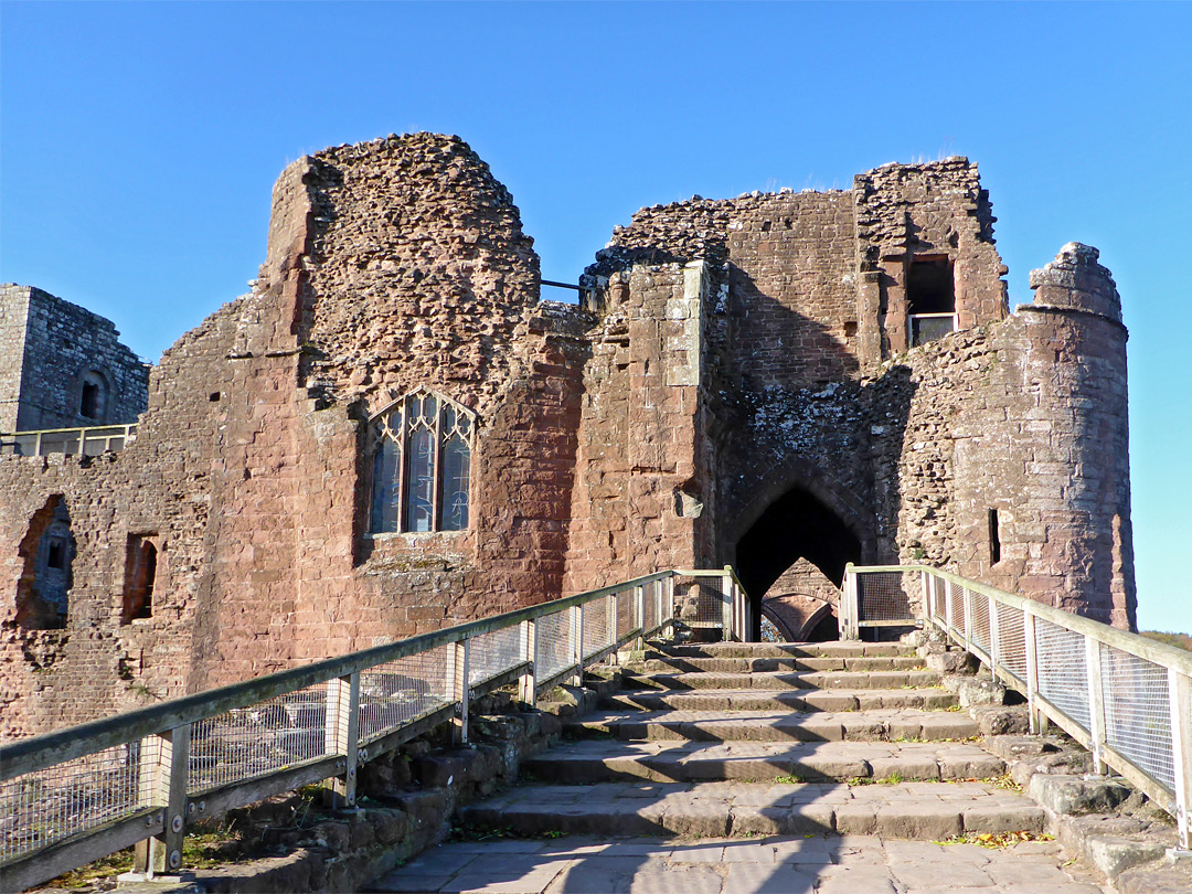 Steps at the entrance