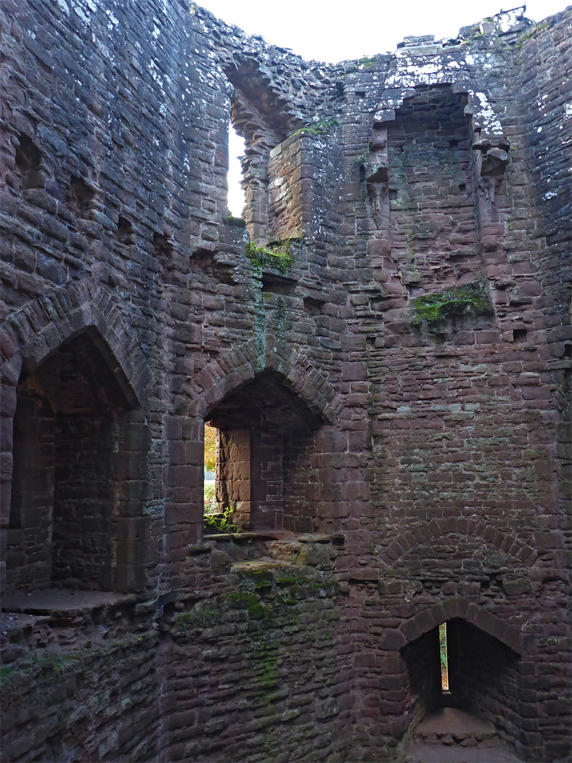 Inside the southwest tower