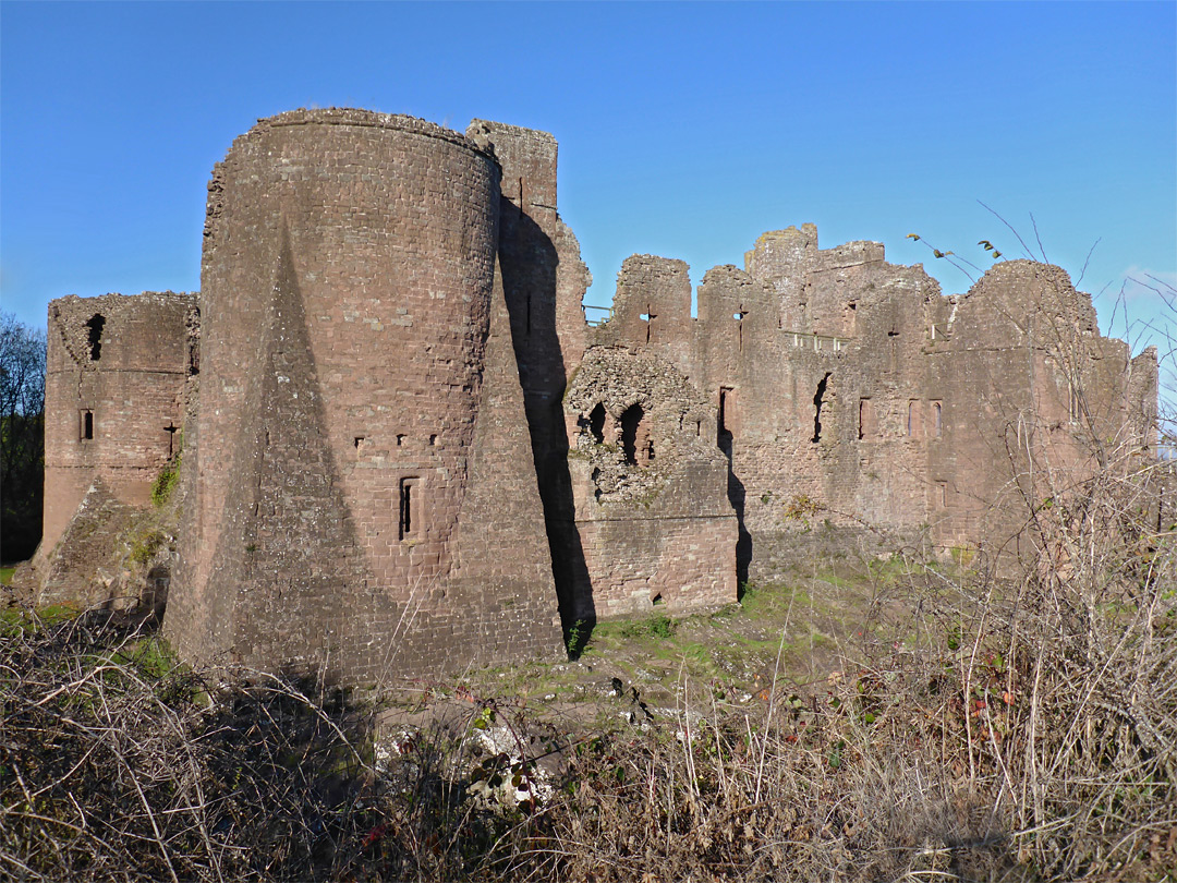 East wall and towers