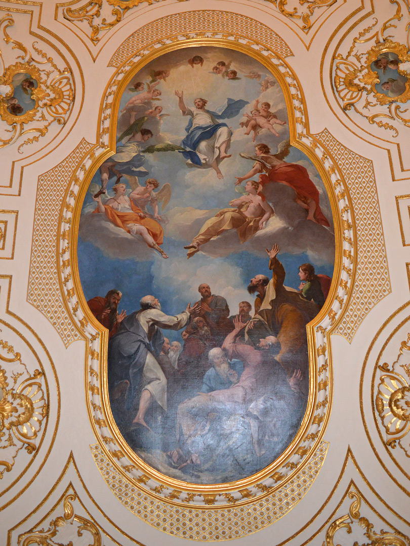 Church ceiling painting